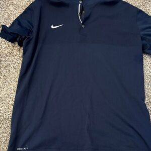 Nike Men's Dark Blue Dri-FIT Polo